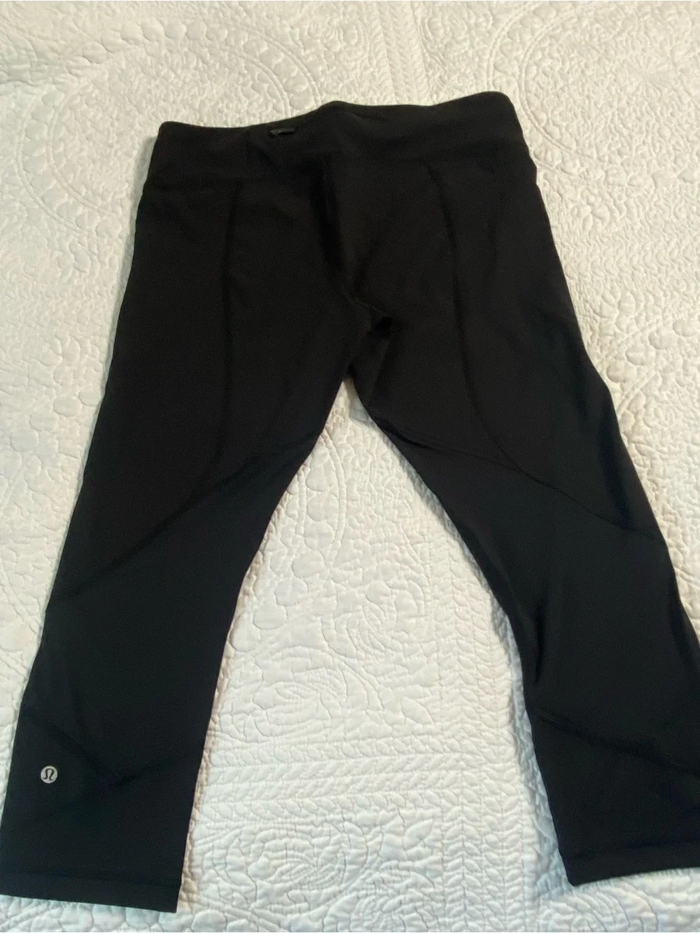 Lululemon Pace Rival Black Cropped 22”Leggings - Size 12 - New with tags